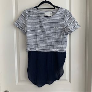 JOA LA high low cropped top Small
